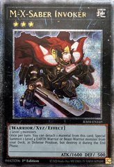 M-X-Saber Invoker - RA04-EN169 - (Quarter Century Secret Rare) - 1st Edition